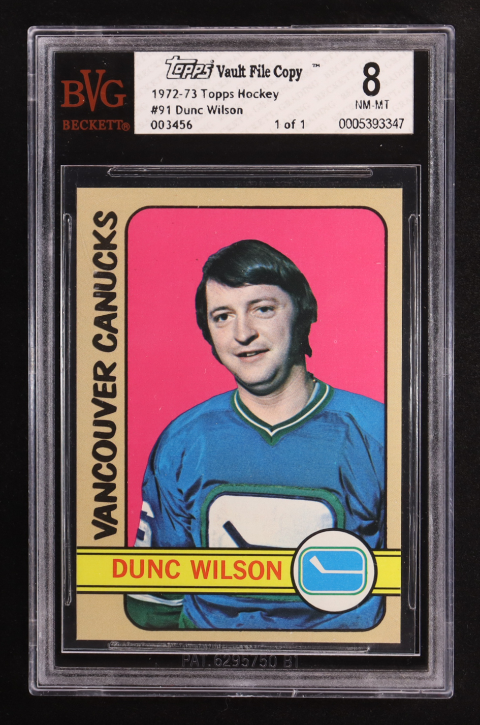 Dunc Wilson 1972-73 Topps #91 DP (BVG 8) at PristineAuction.com Dunc Wilson 1972-73 Topps #91 DP (BVG 8) at PristineAuction.com