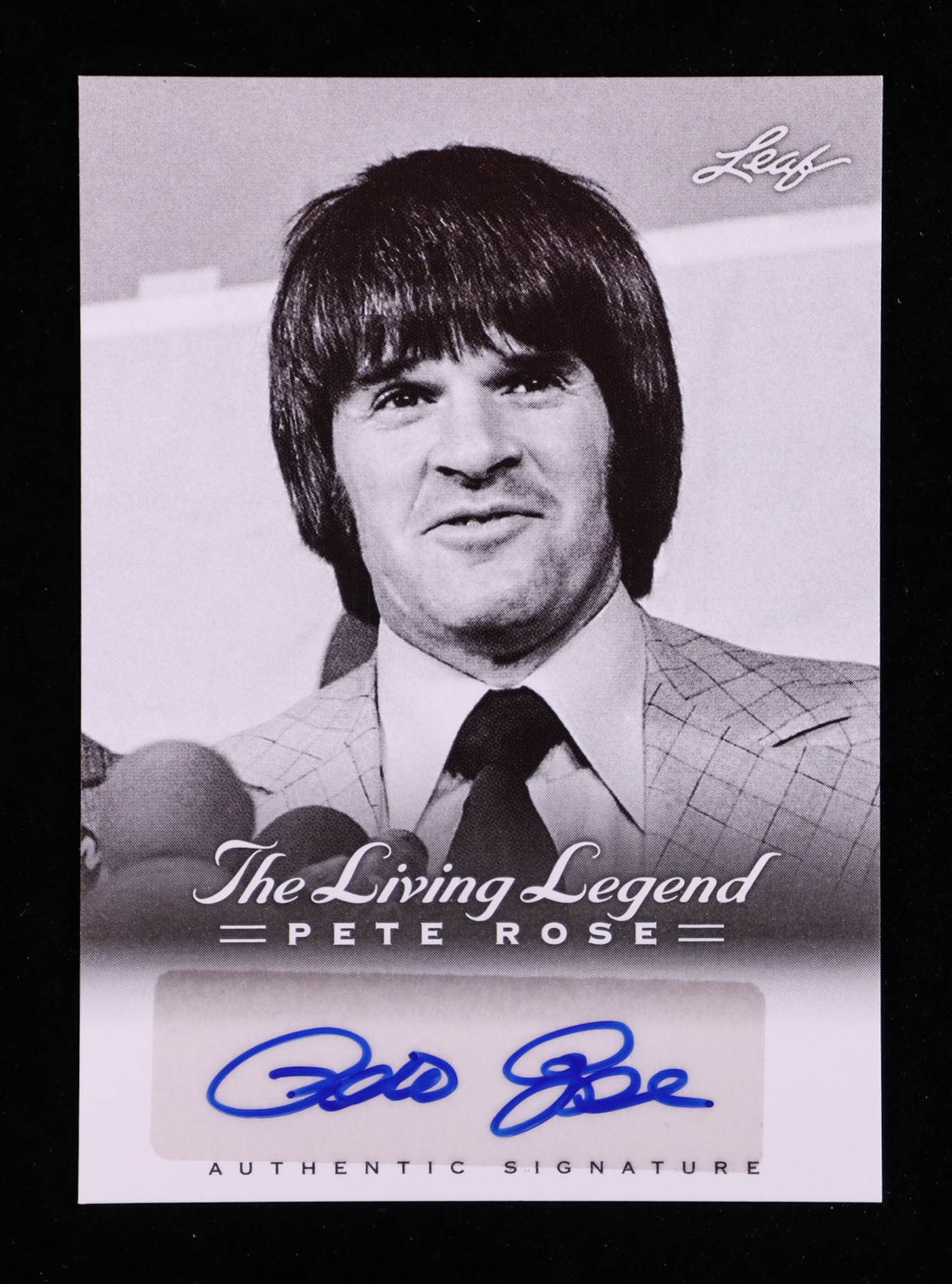 Pete Rose 2012 Leaf Pete Rose The Living Legend Autographs #26 at PristineAuction.com Pete Rose 2012 Leaf Pete Rose The Living Legend Autographs #26 at PristineAuction.com