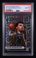 Victor Wembanyama 2024-25 Donruss Optic Slammy! #11 (PSA 10) at PristineAuction.com