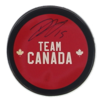 Dany Heatley Signed Team Canada Logo Hockey Puck (JSA) at PristineAuction.com