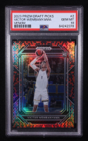 Victor Wembanyama 2023-24 Panini Prizm Draft Picks Prizms Venom #2 RC (PSA 10) at PristineAuction.com