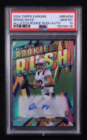 Drake Maye 2024 Topps Chrome All Etch Rookie Rush Autographs #RRADM RC (PSA 10) at PristineAuction.com