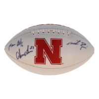 Mike Rozier, Turner Gill & Irving Fryar Signed Nebraska Cornhuskers Logo Football (JSA) at PristineAuction.com