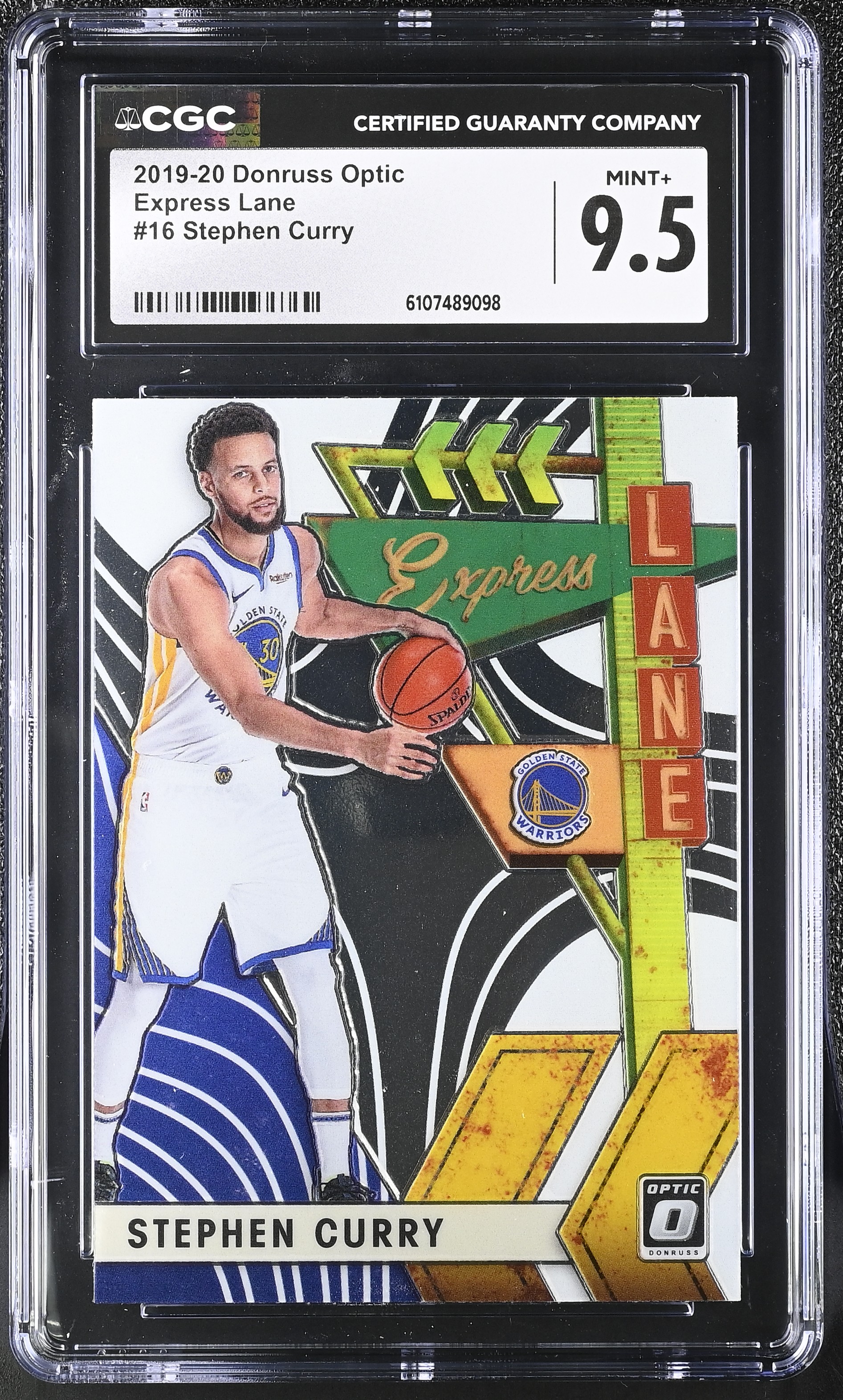 Stephen Curry 2019-20 Donruss Optic Express Lane #16 (CGC 9.5) at PristineAuction.com Stephen Curry 2019-20 Donruss Optic Express Lane #16 (CGC 9.5) at PristineAuction.com