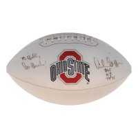 Archie Griffin Signed Ohio State Buckeyes Logo Football Inscribed "H.T. 74/75" (JSA) at PristineAuction.com