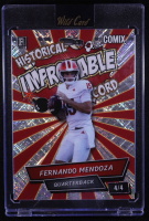 Fernando Mendoza 2025 Wild Card Comix Improbable #ACIM-FM010 RC #4/4 at PristineAuction.com