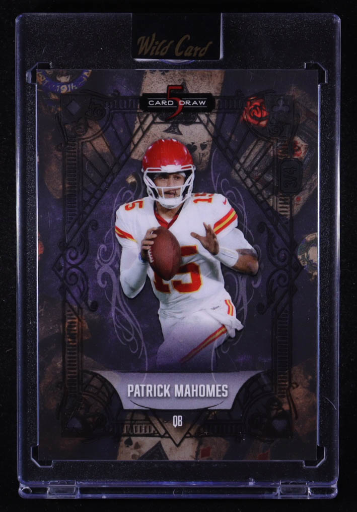 Patrick Mahomes II 2025 Wild Card 5 Card Draw Black #PM #3/4 at PristineAuction.com Patrick Mahomes II 2025 Wild Card 5 Card Draw Black #PM #3/4 at PristineAuction.com