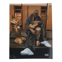 Shai Gilgeous-Alexander Signed Thunder 11x14 Photo (PSA) at PristineAuction.com