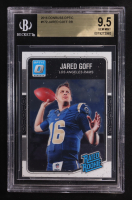 Jared Goff 2016 Donruss Optic #172 RR RC (BGS 9.5) at PristineAuction.com