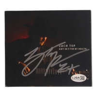 Zach Top Signed "Ain't In It For My Health" CD Album (JSA) at PristineAuction.com