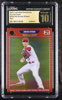 Shohei Ohtani 2023 Leaf Pro Set Gold Web Exclusives Red #PSG69 #51/89 (CGC 10 | Black Label) at PristineAuction.com