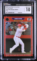 Shohei Ohtani 2023 Leaf Pro Set Gold Web Exclusives Red #PSG68 #67/89 (CGC 10) at PristineAuction.com