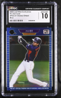 Shohei Ohtani 2023 Leaf Pro Set Web Exclusives Gold Blue #PSG81 #17/25 (CGC 10) at PristineAuction.com