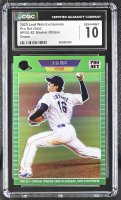 Shohei Ohtani 2023 Leaf Pro Set Web Exclusives Gold Green #PSG82 #2/10 (CGC 10) at PristineAuction.com