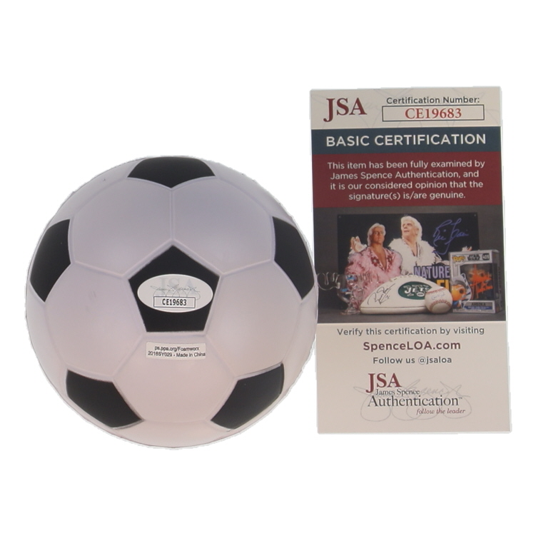 Lindsay Tarpley Signed Mini Foam Soccer Ball (JSA) at PristineAuction.com Lindsay Tarpley Signed Mini Foam Soccer Ball (JSA) at PristineAuction.com