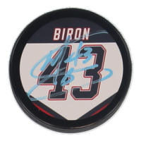 Martin Biron Signed Sabres Logo Hockey Puck (JSA) at PristineAuction.com