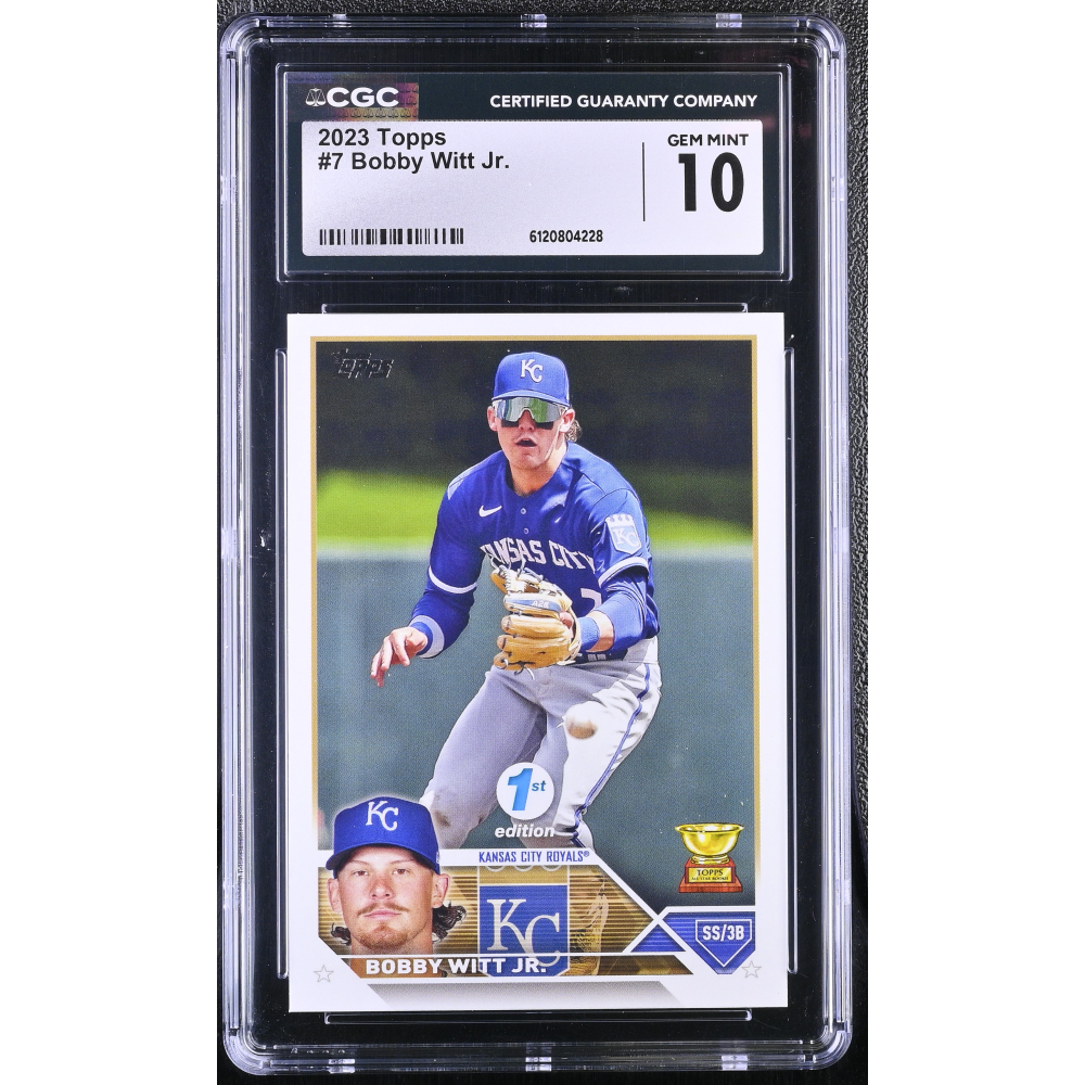 Bobby Witt Jr. 2023 Topps #7 (CGC 10) at PristineAuction.com