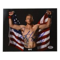 Justin Gaethje Signed UFC 8x10 Photo (PSA) at PristineAuction.com