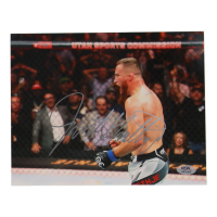 Justin Gaethje Signed UFC 8x10 Photo (PSA) at PristineAuction.com