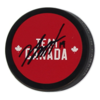 Jason Spezza Signed Team Canada Logo Hockey Puck (JSA) at PristineAuction.com