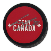 Conor Geekie Signed Team Canada Logo Hockey Puck (JSA) at PristineAuction.com