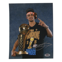Ousmane Dieng Signed Thunder 8x10 Photo (PSA) at PristineAuction.com