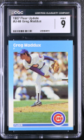 Greg Maddux 1987 Fleer Update #U68 XRC RC (CGC 9) at PristineAuction.com
