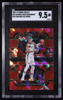 Giannis Antetokounmpo 2023-24 Select Prizms Red Cracked Ice #60 (SGC 9.5) at PristineAuction.com