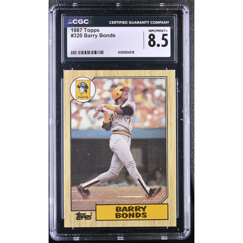 Barry Bonds 1987 Topps #320 (CGC 8.5) at PristineAuction.com
