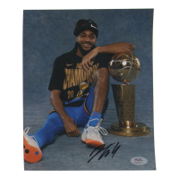 Isaiah Joe Signed Thunder 8x10 Photo (PSA) at PristineAuction.com