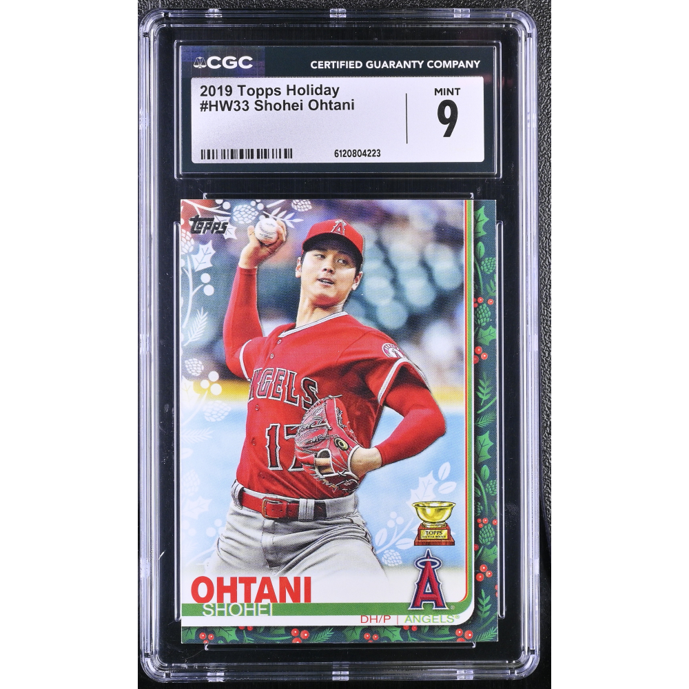 Shohei Ohtani 2019 Topps Holiday #HW33 (CGC 9) at PristineAuction.com