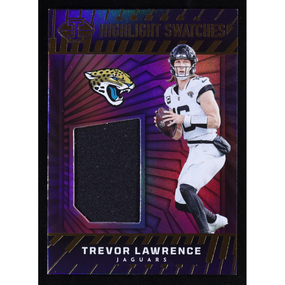 Trevor Lawrence 2024 Panini Illusions Highlight Swatches #3 at PristineAuction.com