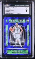 Jayson Tatum 2023-24 Panini Phoenix Temple Men Phoenix Blue Ice #4 (CGC 9) at PristineAuction.com