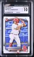 JJ Wetherholt 2025 Bowman Prospects #BP22 RC (CGC 10) at PristineAuction.com