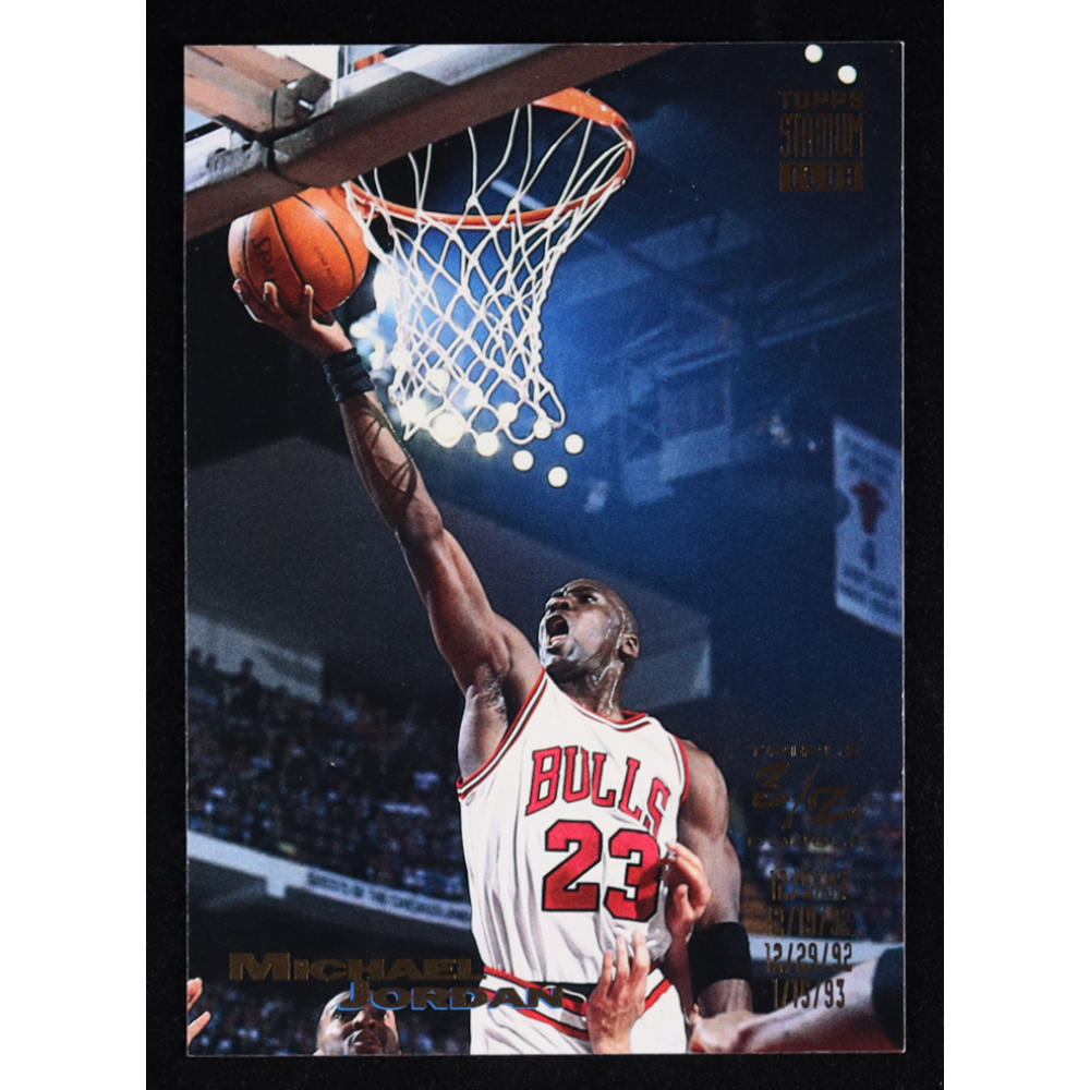 Michael Jordan 1993-94 Topps Stadium Club #1 at PristineAuction.com