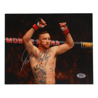 Justin Gaethje Signed UFC 8x10 Photo (PSA) at PristineAuction.com