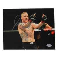 Justin Gaethje Signed UFC 8x10 Photo (PSA) at PristineAuction.com