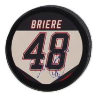 Daniel Briere Signed Sabres Logo Hockey Puck (JSA) at PristineAuction.com