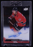 Sebastian Aho 2022-23 Upper Deck Clear Cut Autographs #CCSA at PristineAuction.com