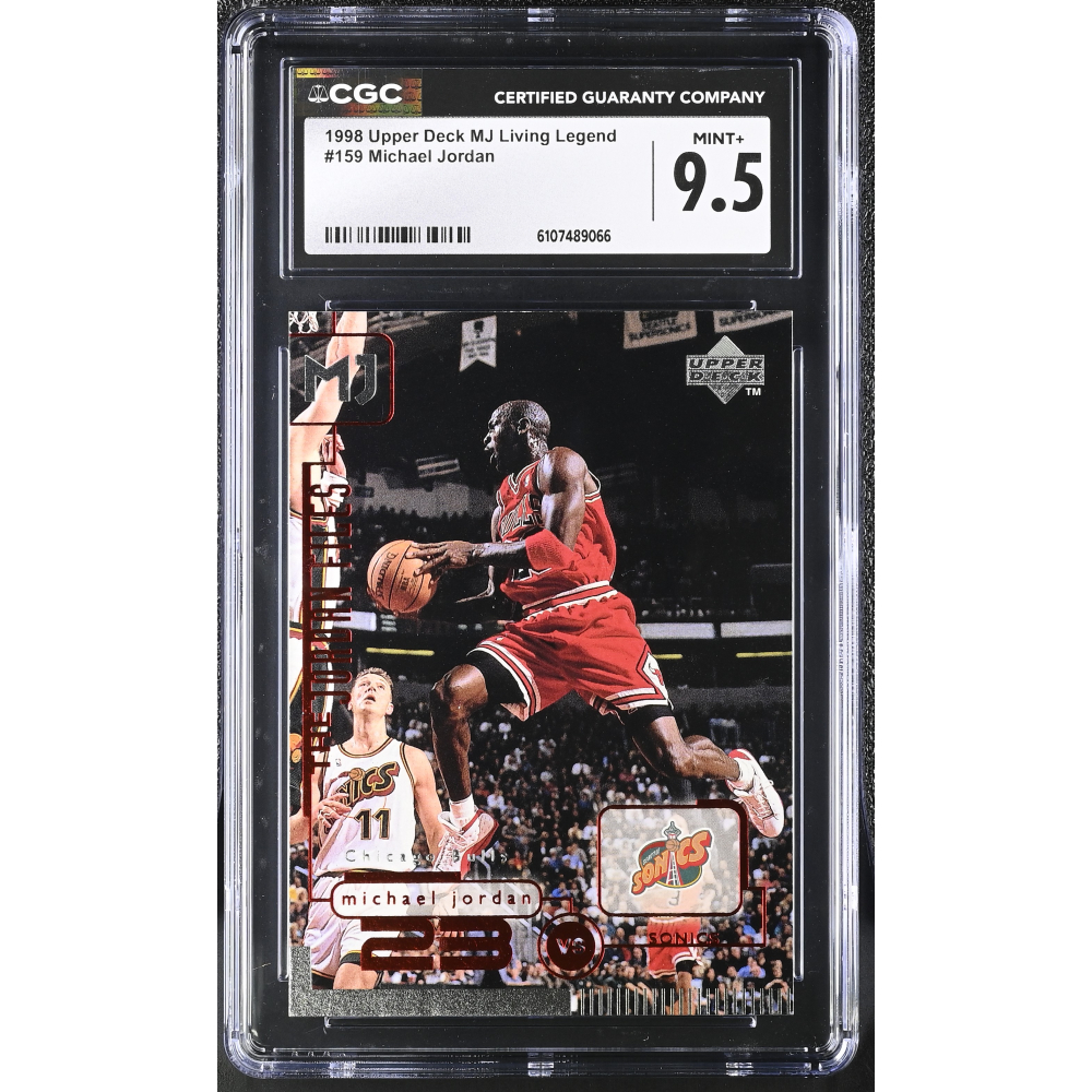 Michael Jordan 1998 Upper Deck MJ Living Legend #159 (CGC 9.5) at PristineAuction.com