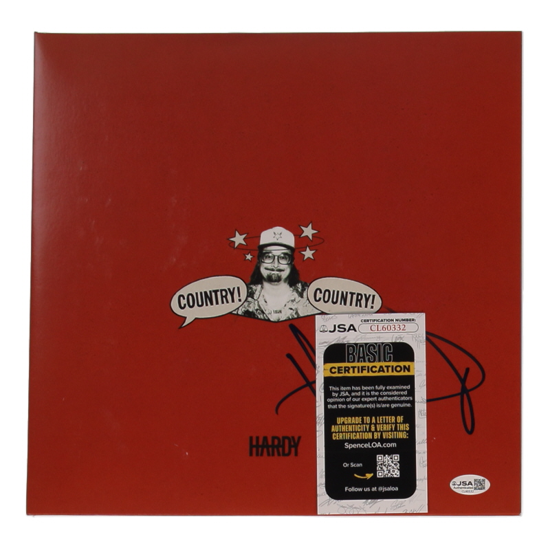 Hardy Signed "Country! Country!" Vinyl Record Album (JSA) at PristineAuction.com Hardy Signed "Country! Country!" Vinyl Record Album (JSA) at PristineAuction.com