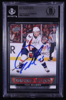 Tom Wilson Signed 2013-14 Upper Deck YG #212 RC (BGS) at PristineAuction.com