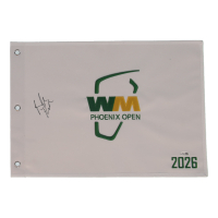 Brooks Koepka Signed 2026 Waste Management Open Golf Pin Flag (JSA) at PristineAuction.com