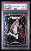 Giannis Antetokounmpo 2023-24 Panini Prizm Prizms Fast Break #103 (PSA 10) at PristineAuction.com