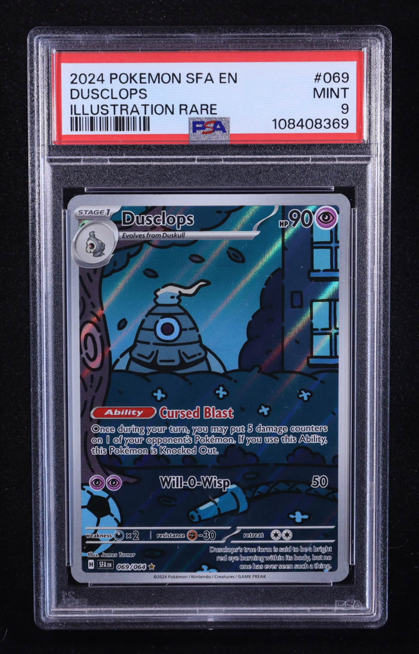 Dusclops 2024 Pokemon TCG Scarlet & Violet Shrouded Fable #069 (PSA 9) at PristineAuction.com Dusclops 2024 Pokemon TCG Scarlet & Violet Shrouded Fable #069 (PSA 9) at PristineAuction.com