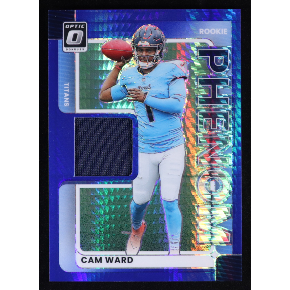 Cam Ward 2025 Panini Donruss Optic Rookie Phenom #RPBH-JDA RC at PristineAuction.com