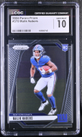 Malik Nabers 2024 Panini Prizm #370 RC (CGC 10) at PristineAuction.com