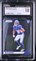 Malik Nabers 2024 Panini Prizm #370 RC (CGC 10) at PristineAuction.com