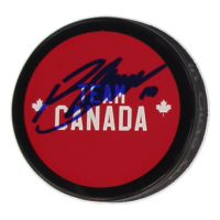 Brenden Morrow Signed Team Canada Logo Hockey Puck (JSA) at PristineAuction.com