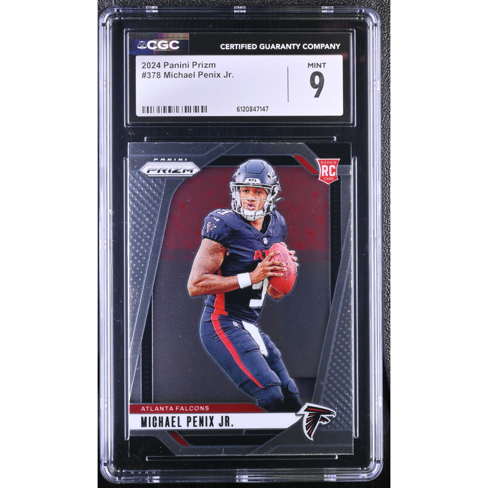 Michael Penix Jr. 2024 Panini Prizm #378 RC (CGC 9) at PristineAuction.com